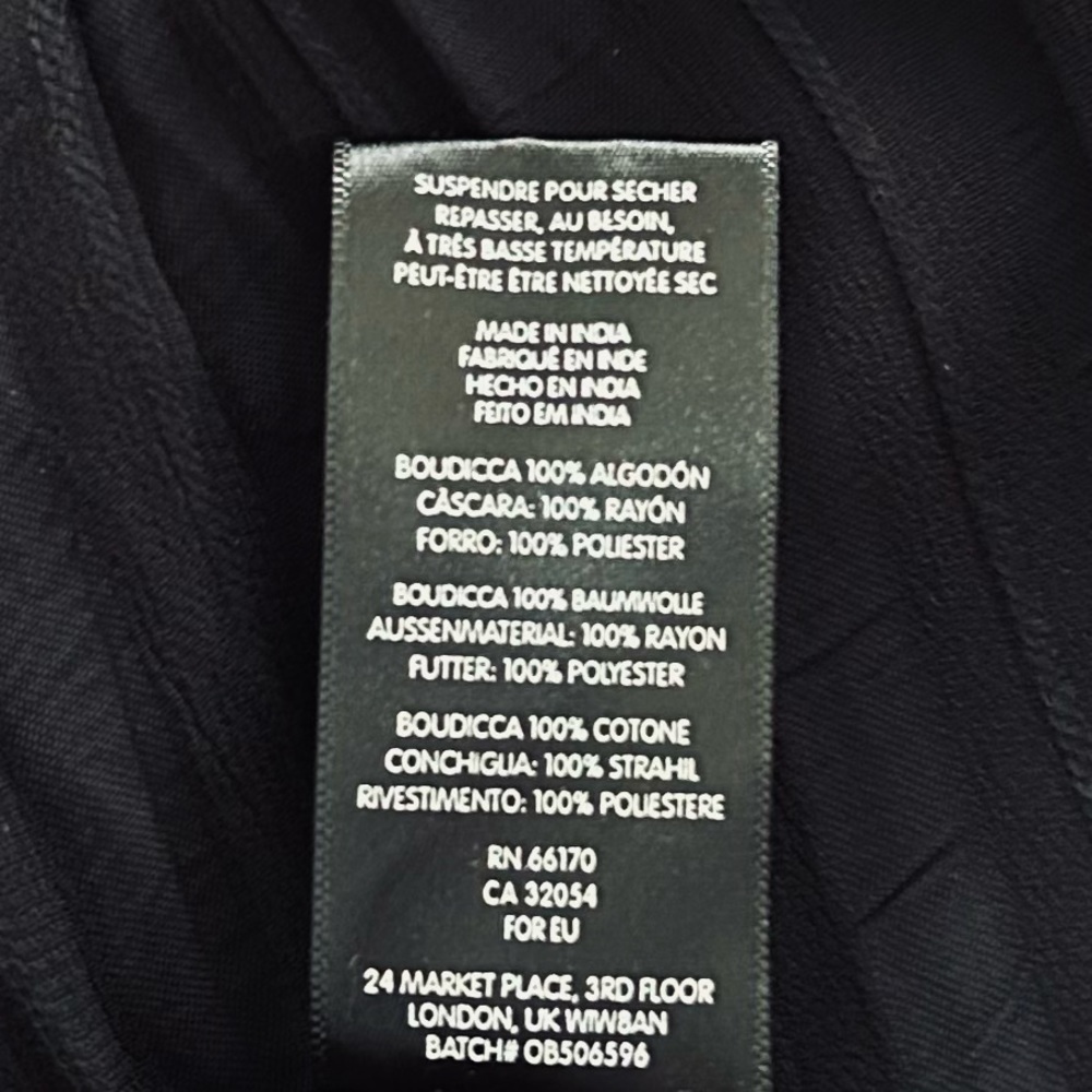 Urban Outfitters Pins & Needles Woven Bodice Maxi Dress, Black 0 XS - Picture 11 of 13